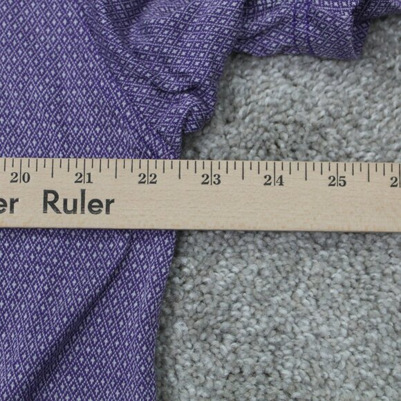 Jos A Bank Leadbetter Golf Polo Shirt Mens Large Purple 100% Cotton S/S Pullover - Picture 9 of 10